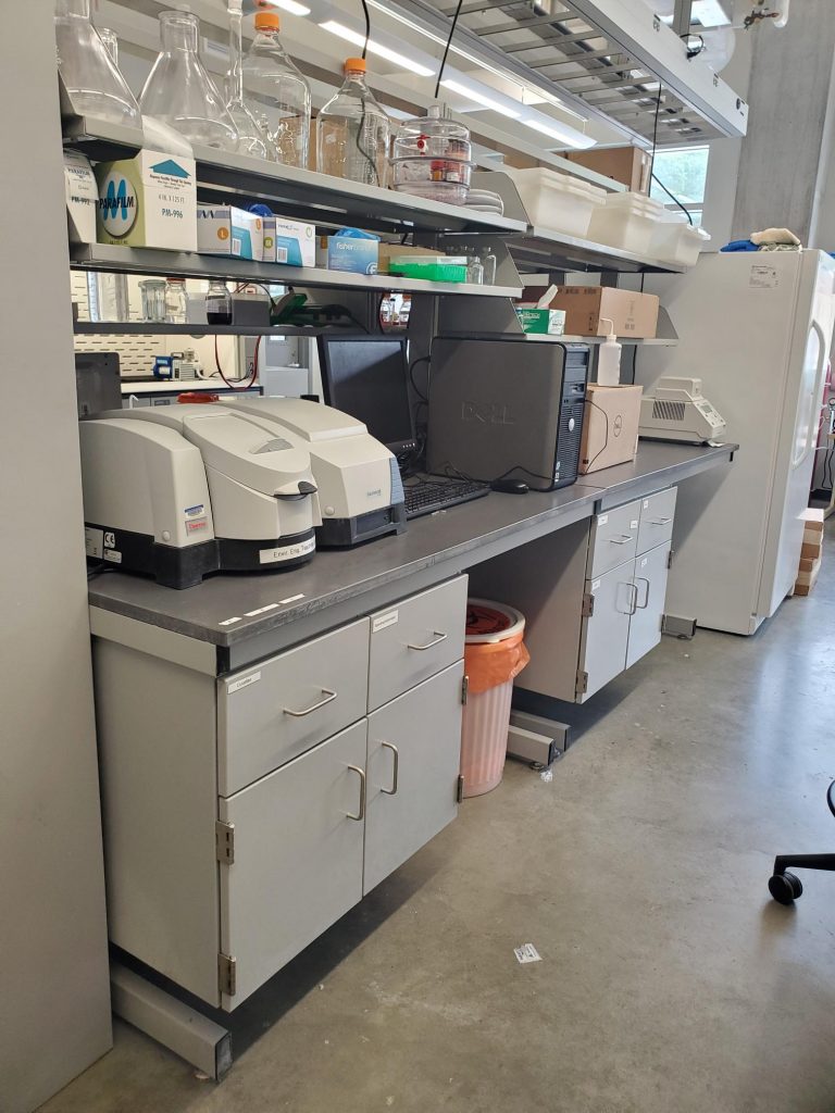 testing equipment, computer, and other items used for testing