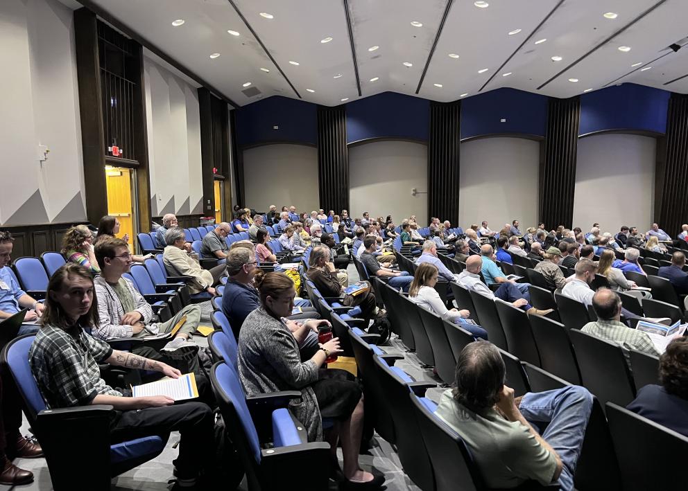 Audience during presentations