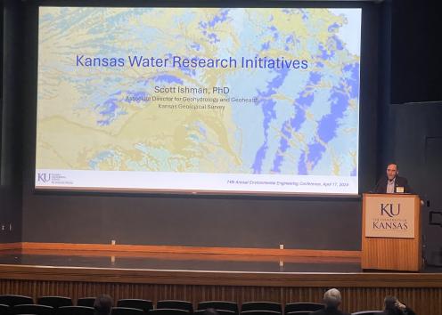"Kansas Water Research Initiatives" presentation by Scott Ishman