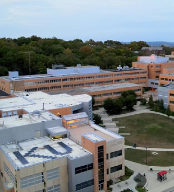 aerial view of the engineering complex